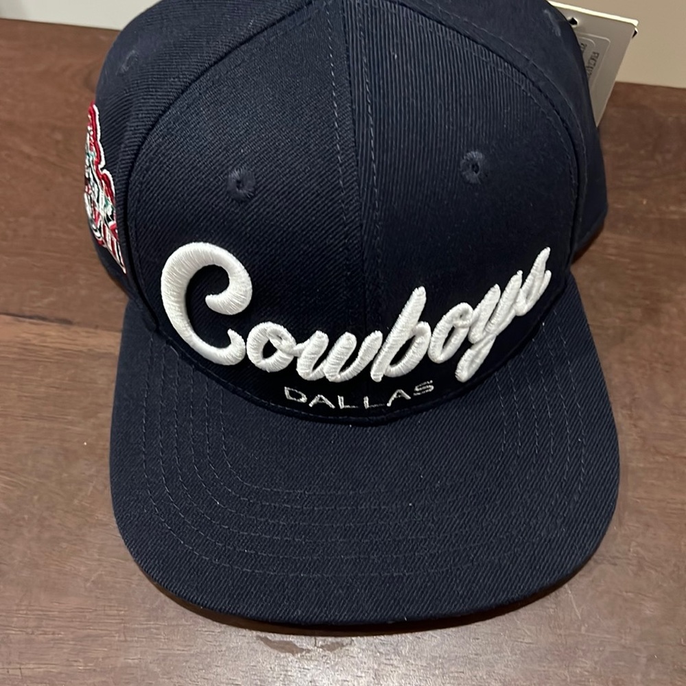 Navy Dallas Cowboys NFL hat! Super Bowl XXVII Stamp! Adjustable!